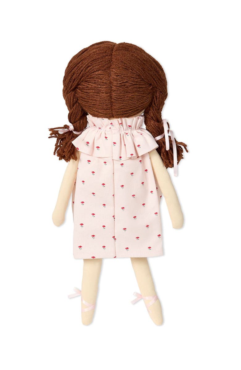MiniMoi Cynthia Cotton/Linen Dolly, Alternate, color, Pink