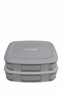 2-Pack of Fresh Leak-Proof Versatile 4-Compartment Bento-Style Lunch Box - Aqua