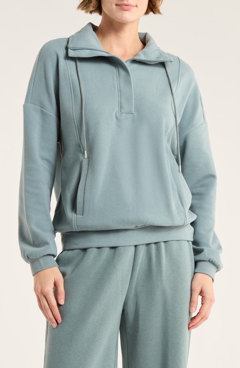 Zella Cozy Half Zip Pullover Sweatshirt | Nordstromrack