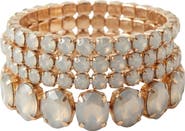 MacRae & Co. Maxi Crystal Stretch Bracelet