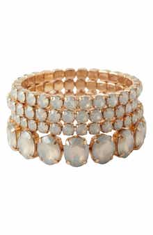MacRae & Co. Maxi Crystal Stretch Bracelet