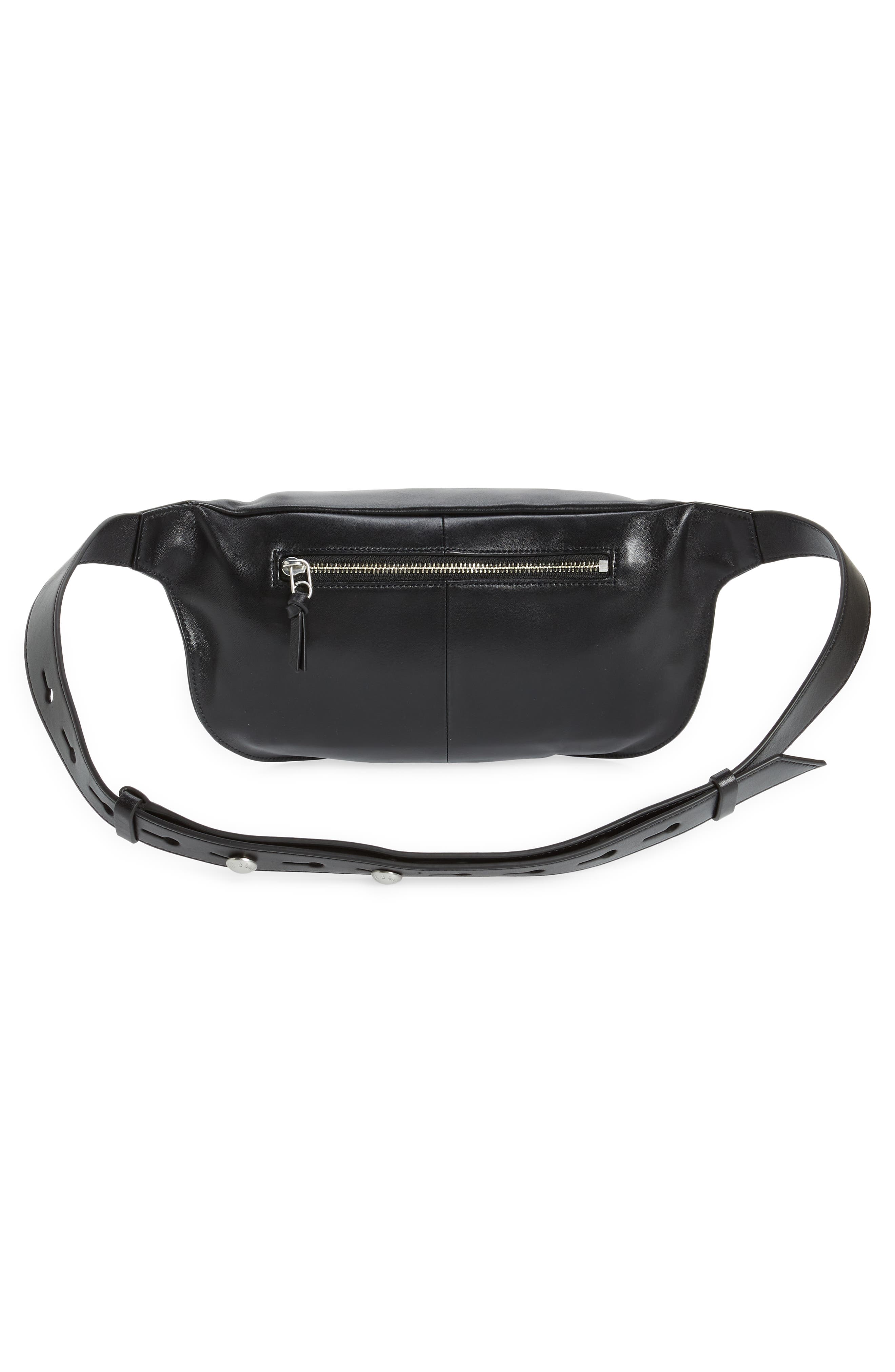 rag & bone Commuter Leather Belt Bag, Alternate, color, 