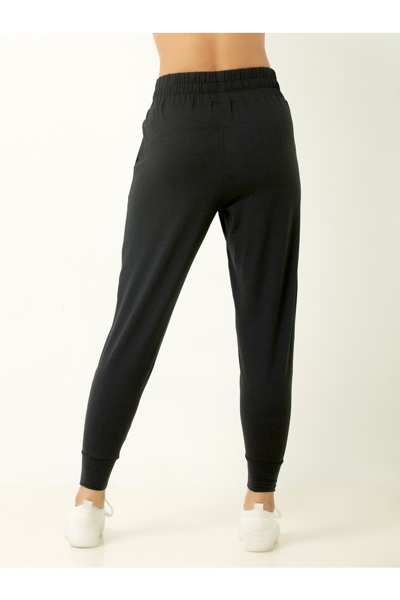 Lightweight Drawstring Jogger, Alternate, color, Heather Black