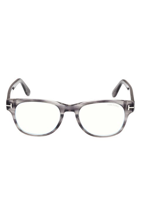 52mm Square Blue Light Blocking Optical Glasses