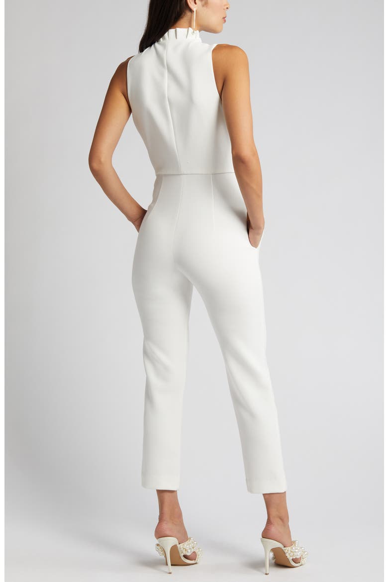 Antoinette Sleeveless Jumpsuit, Alternate, color, PORCELAIN