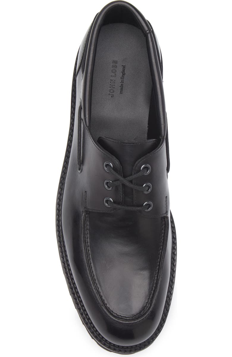 John Lobb Tide Boat Shoe, Alternate, color, Black