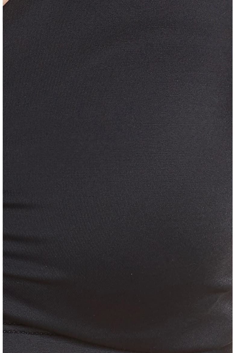 Cocos Pocketed Swim Top, Alternate, color, BLACK