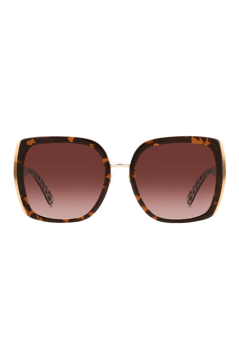 kimber 56mm gradient square sunglasses, Main, color, 0086-HA