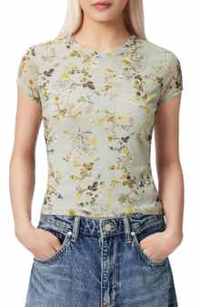 Ellie Floral Mesh Top