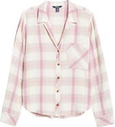 Hatley Lila Plaid Button-Up Shirt