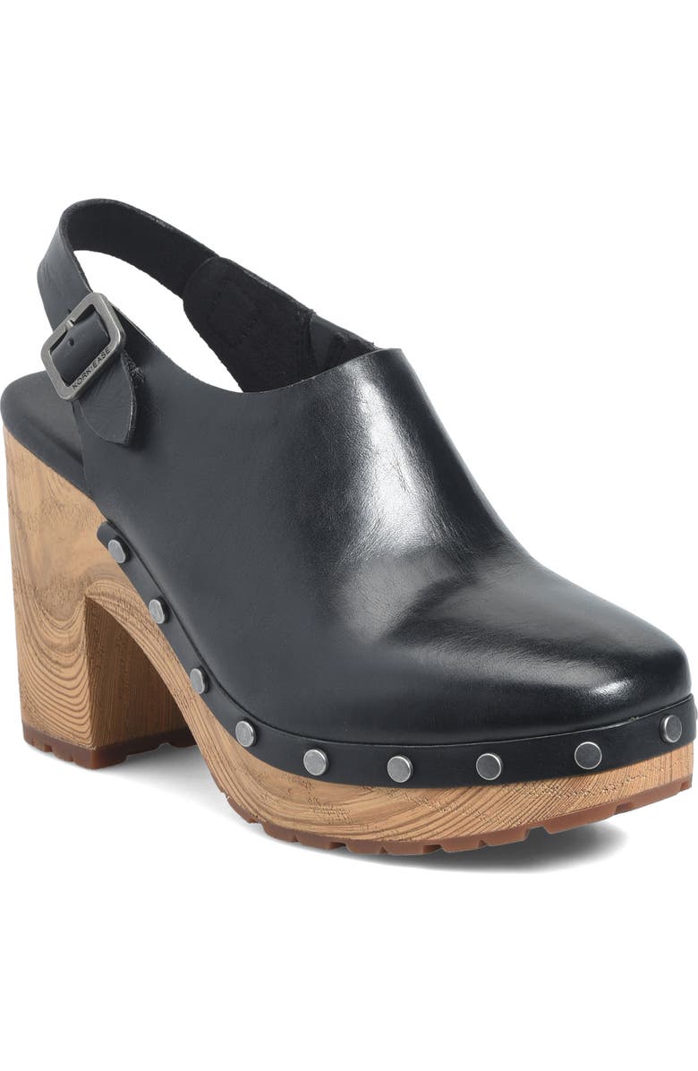 Kork-Ease<sup>®</sup> Sienna Slingback Platform Clog, Main, color, Black F/ G