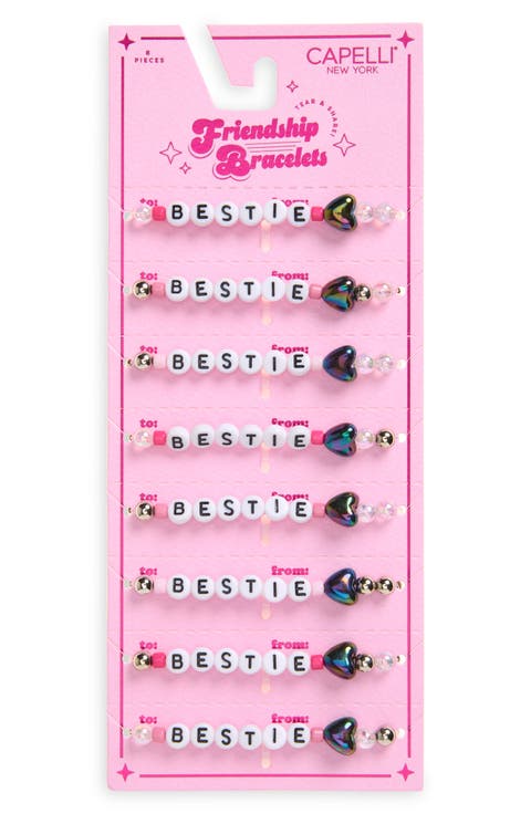 Kids' 8-Piece Bestie Friendship Bracelet Set