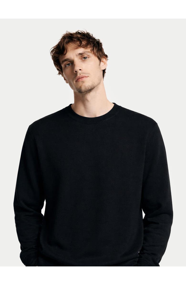Gobi Cashmere Essential Crewneck Cashmere Sweater, Main, color, Black