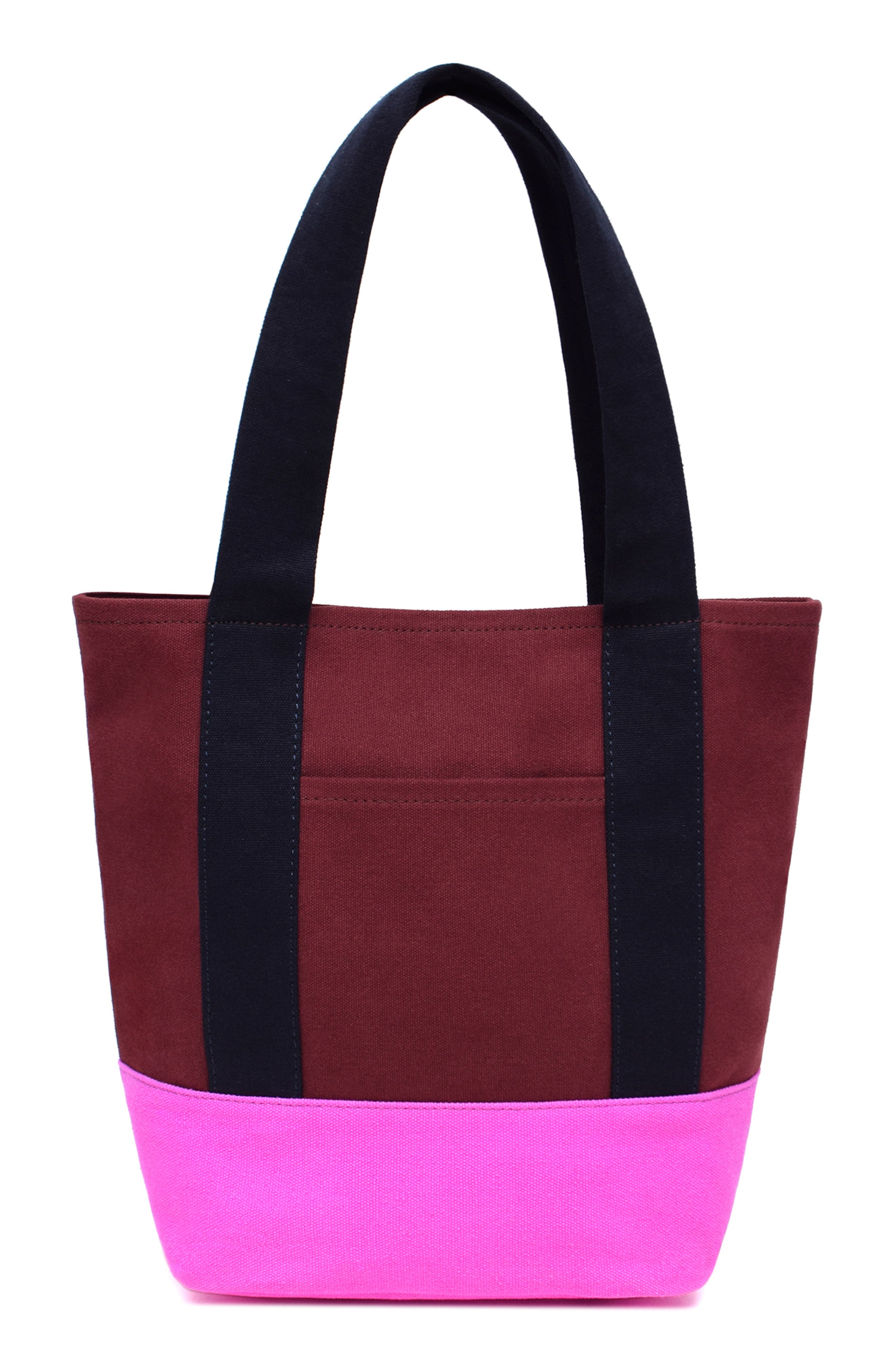 Kylee Medium Colorblocked Tote, Alternate, color, MALBEC/ MIDNIGHT