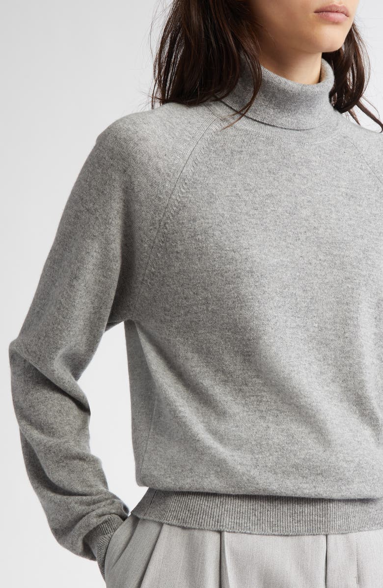 Johnstons of Elgin Cashmere Turtleneck Sweater, Alternate, color, 