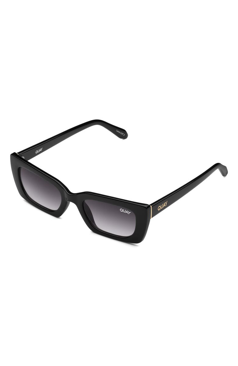 QUAY The DL 34mm Sqaure Gradient Sunglasses, Alternate, color,