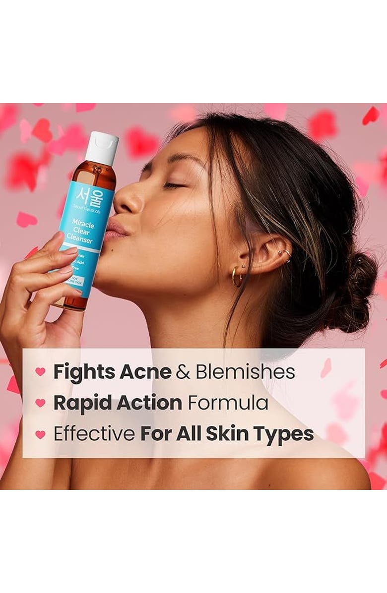 Seoul Ceuticals Miracle Clear Korean Snail Mucin Cleanser, Alternate, color, Clear