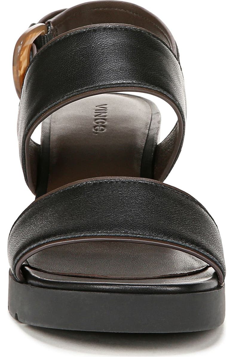 Vince Roma Slingback Platform Wedge Sandal, Alternate, color, Black