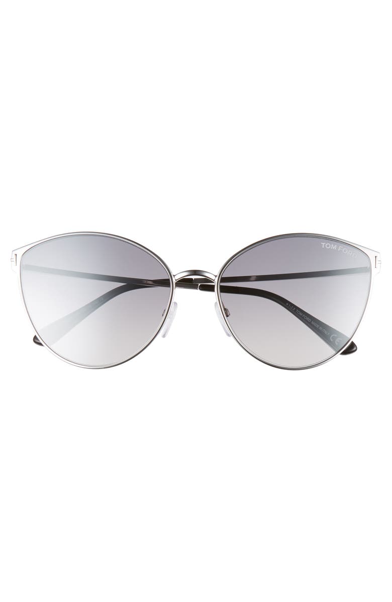 TOM FORD Zeila 60mm Mirrored Cat Eye Sunglasses | Nordstrom display picture 3