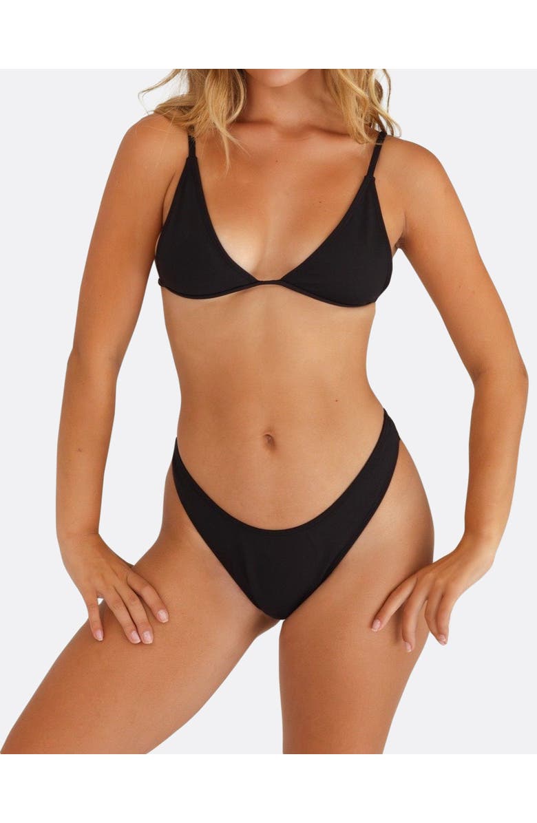 Minimale Animale Wall Street Brief Bikini Bottom, Main, color, Black