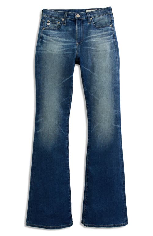 Ag Farrah Mid Rise Bootcut Jeans In Blue