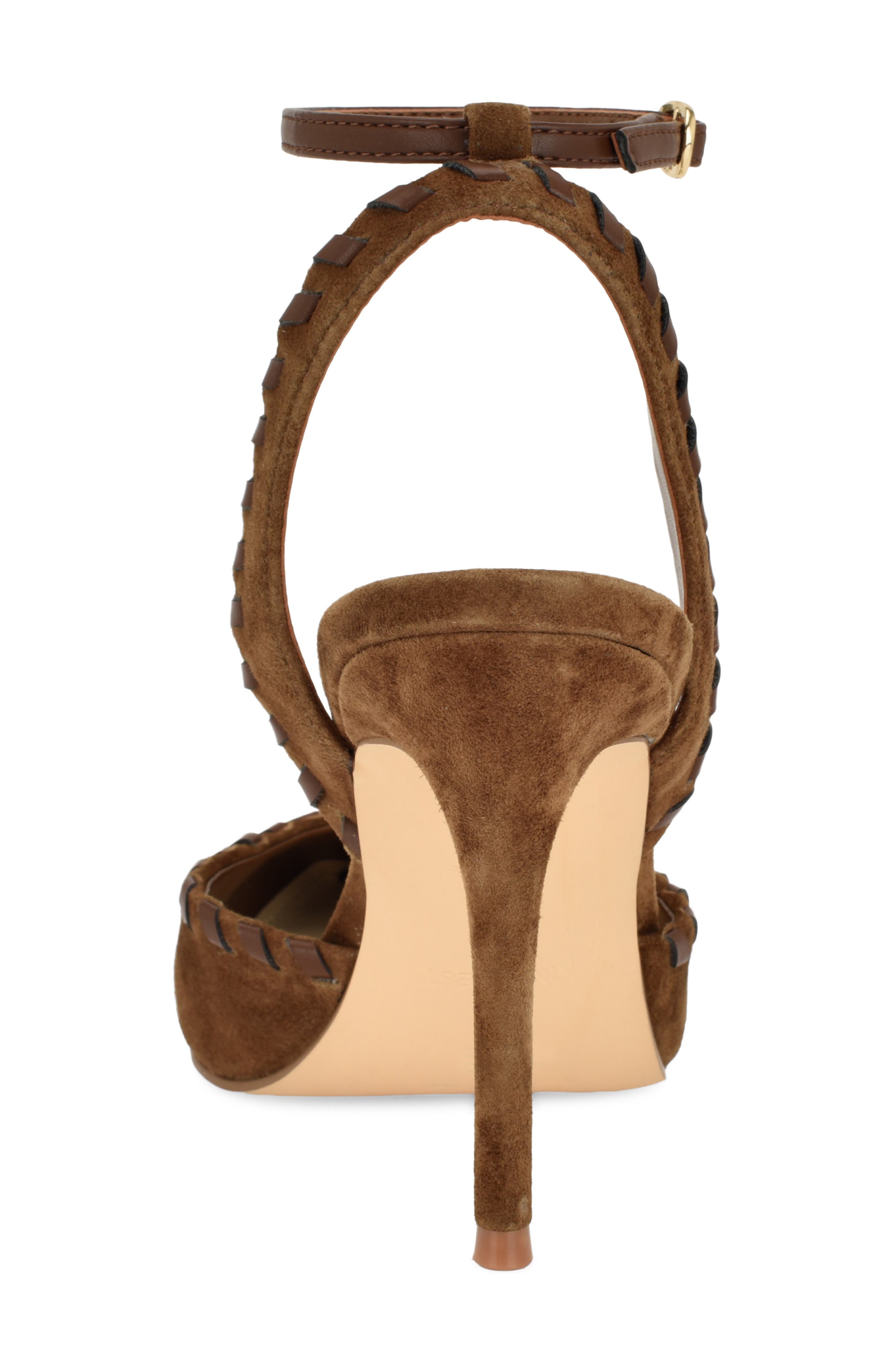 Kenedy Ankle Strap Pump, Alternate, color, MEDIUM BROWN