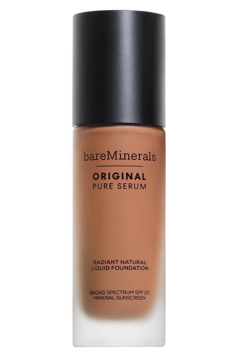 Original Pure Serum Radiant Natural Liquid Foundation Mineral SPF 20, Main, color, MEDIUM DEEP COOL 4.5