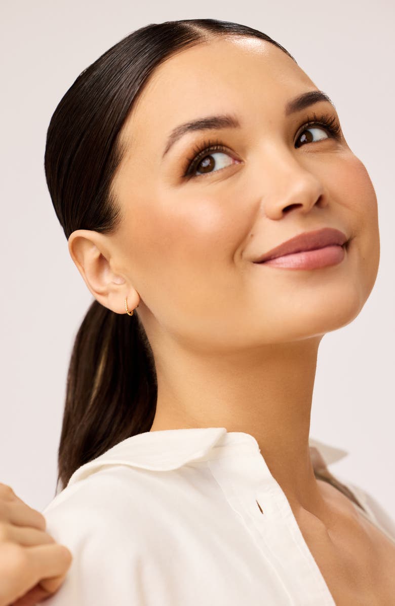 Ana Luisa Gold Hoop Earrings - Gold Oval Twist Hoops, Alternate, color, Gold