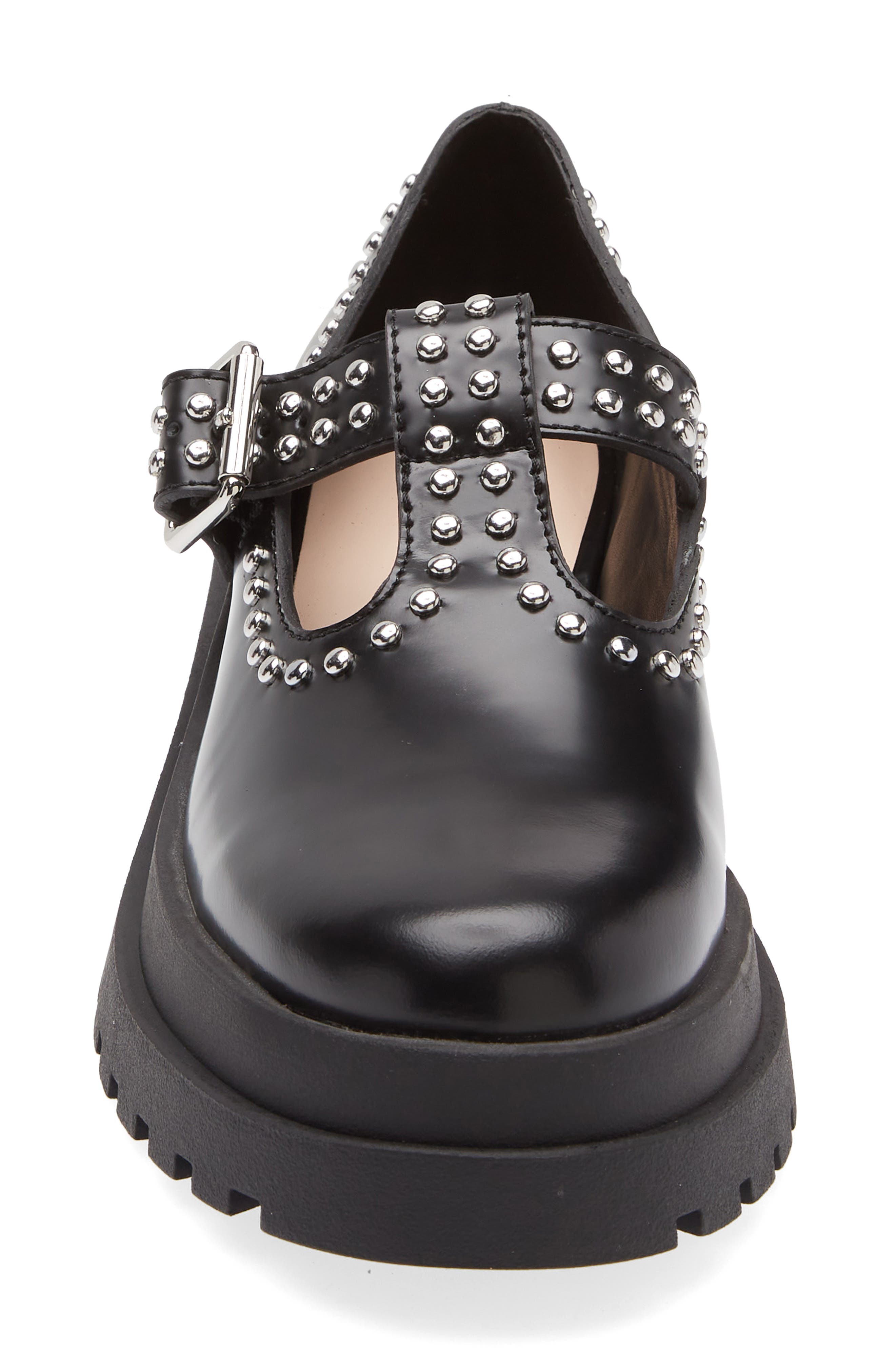 Loeffler Randall Verona Platform Mary Jane, Alternate, color, Black/ Silver