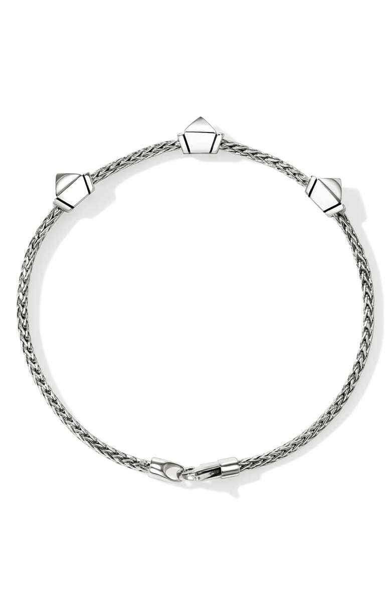 John Hardy Icon Stud Bracelet, Alternate, color, Silver