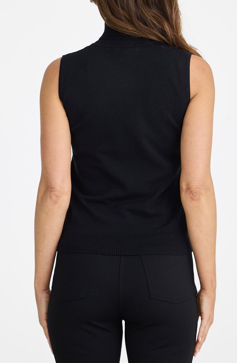 Brave+True Skye Sleeveless Turtleneck Sweater, Alternate, color, Black