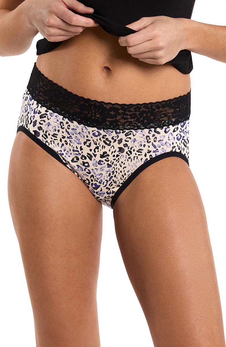 Hanky Panky DreamEase Print French Briefs, Main, color, Spotted
