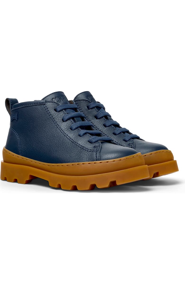 Camper Kids' Brutus Lace-Up Boot, Main, color, Dark Blue