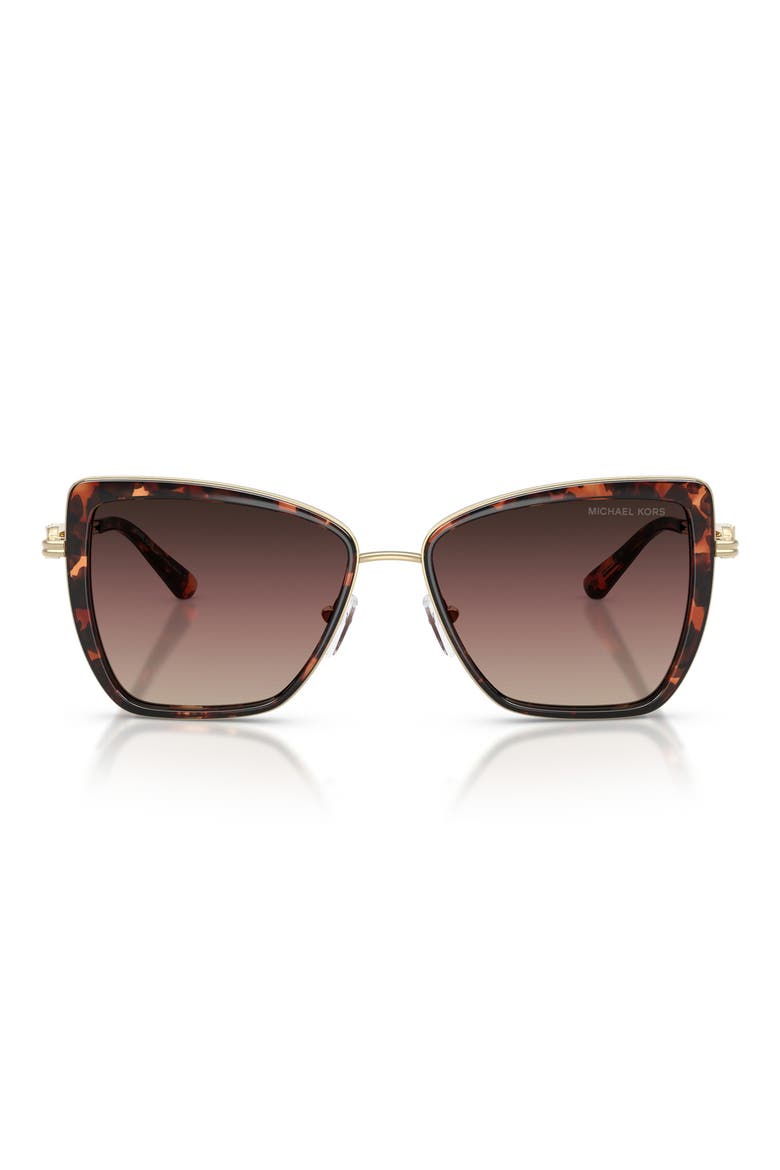 Sea Island 55mm Gradient Butterfly Sunglasses, Main, color, LUGGAGE TORTOISE / BROWN