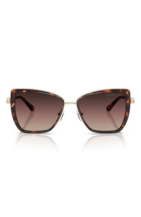 Sea Island 55mm Gradient Butterfly Sunglasses