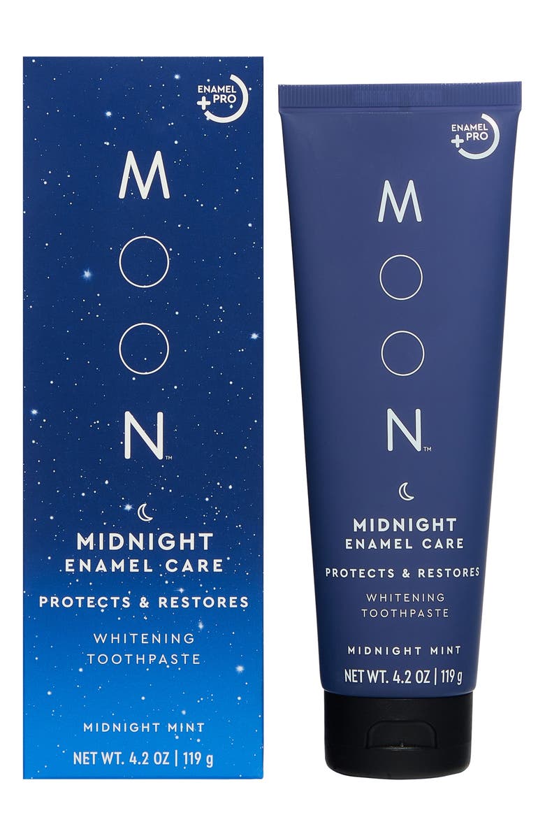 MOON Midnight Enamel Care Toothpaste, Main, color, 