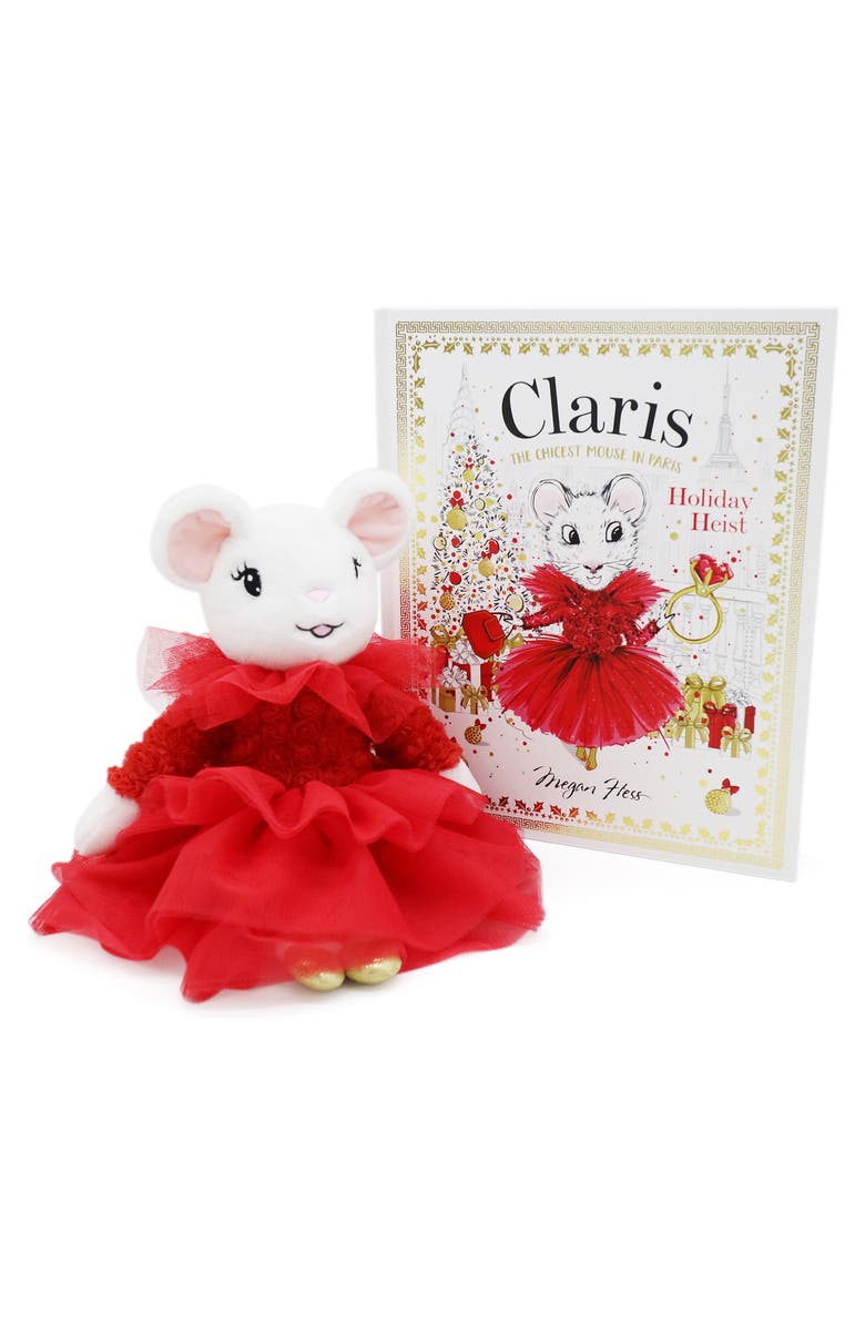 Claris the Mouse Kids' Claris the Mouse Belle Rouge Plush Doll, Alternate, color, Red
