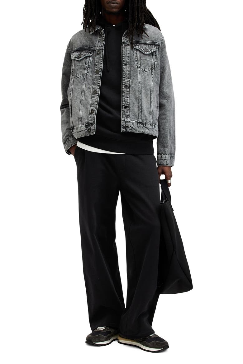 Raven Cotton Hoodie, Alternate, color, BLACK