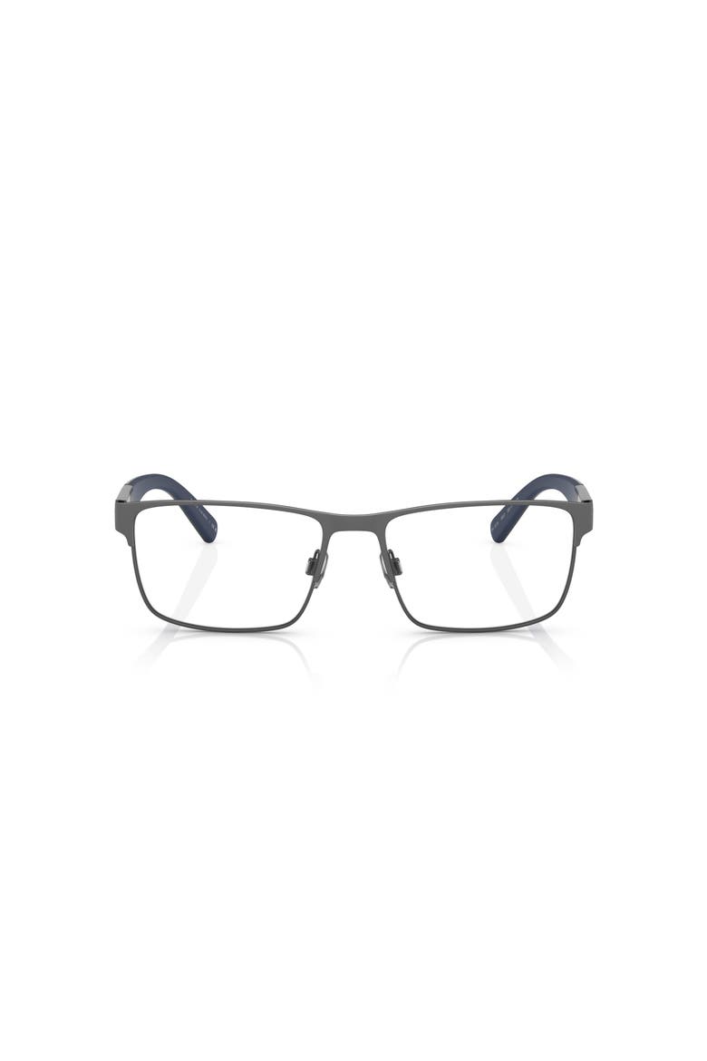 56mm Rectangle optical glasses, Alternate, color, Grey