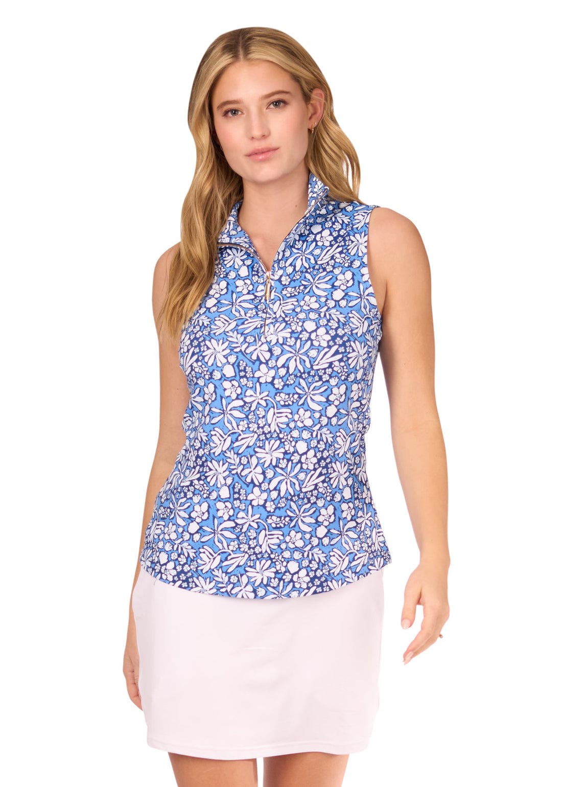 1/4 Sleeveless Sport Top