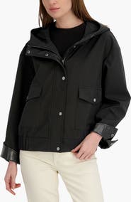 Tahari Leone Softshell Bomber Jacket