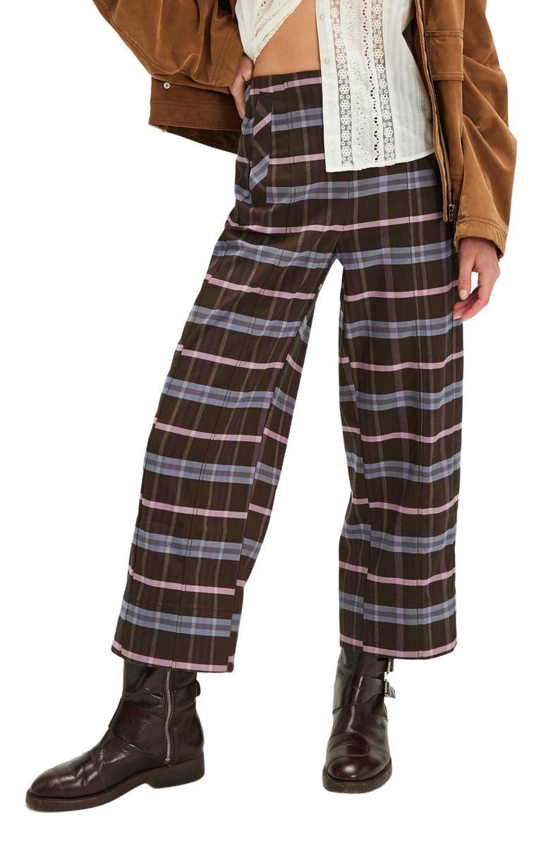 Free People Acadia Stripe Crop Trousers, Main, color, 