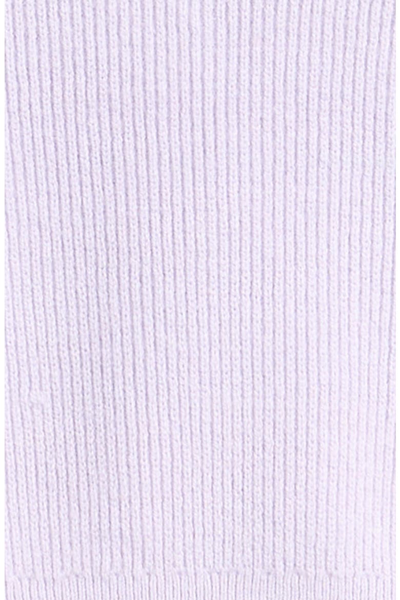 Kids' Rib Half Zip Sweater, Alternate, color, PURPLE PETAL