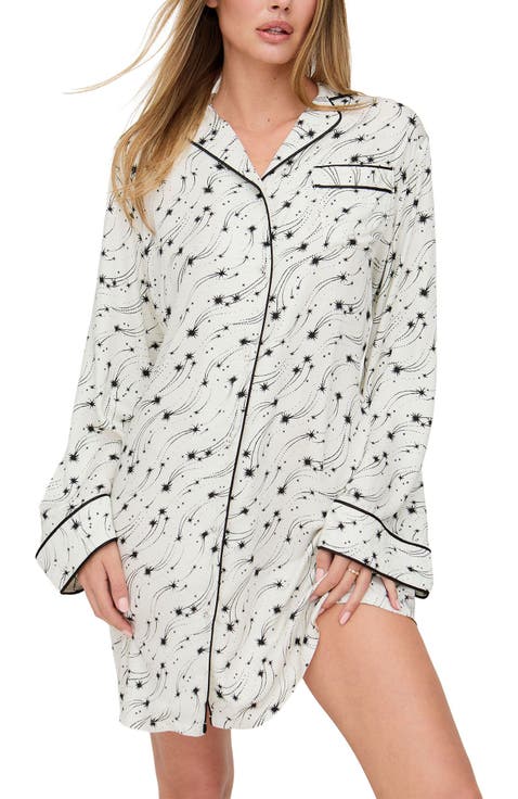 Simone Long Sleeve Nightshirt
