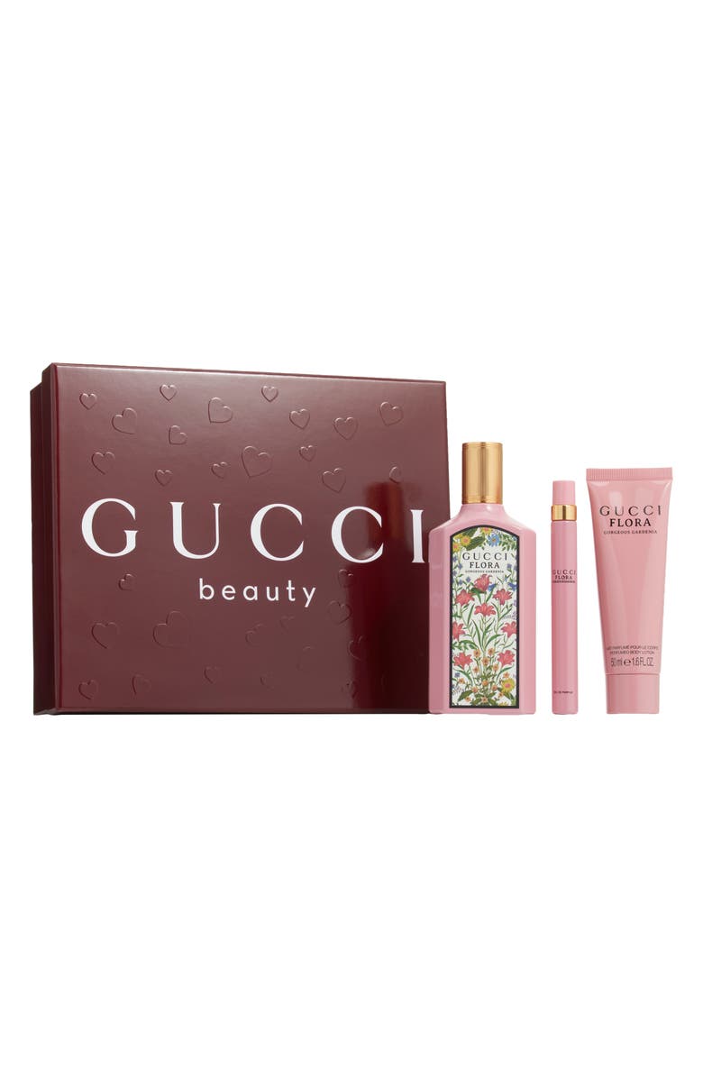 Gucci Flora Gorgeous Gardenia Eau de Parfum Gift Set $241 Value, Alternate, color, 