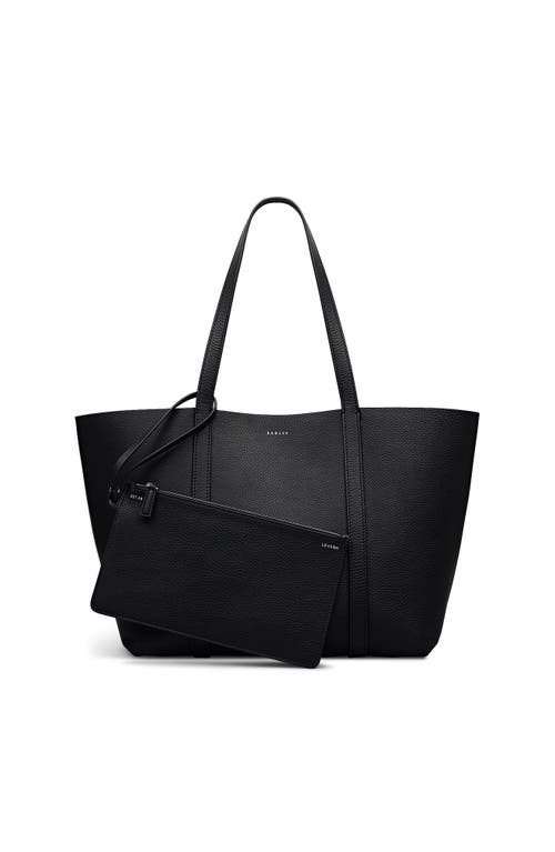 Radley Hanbury Row Large Open Top Tote Bag In Black