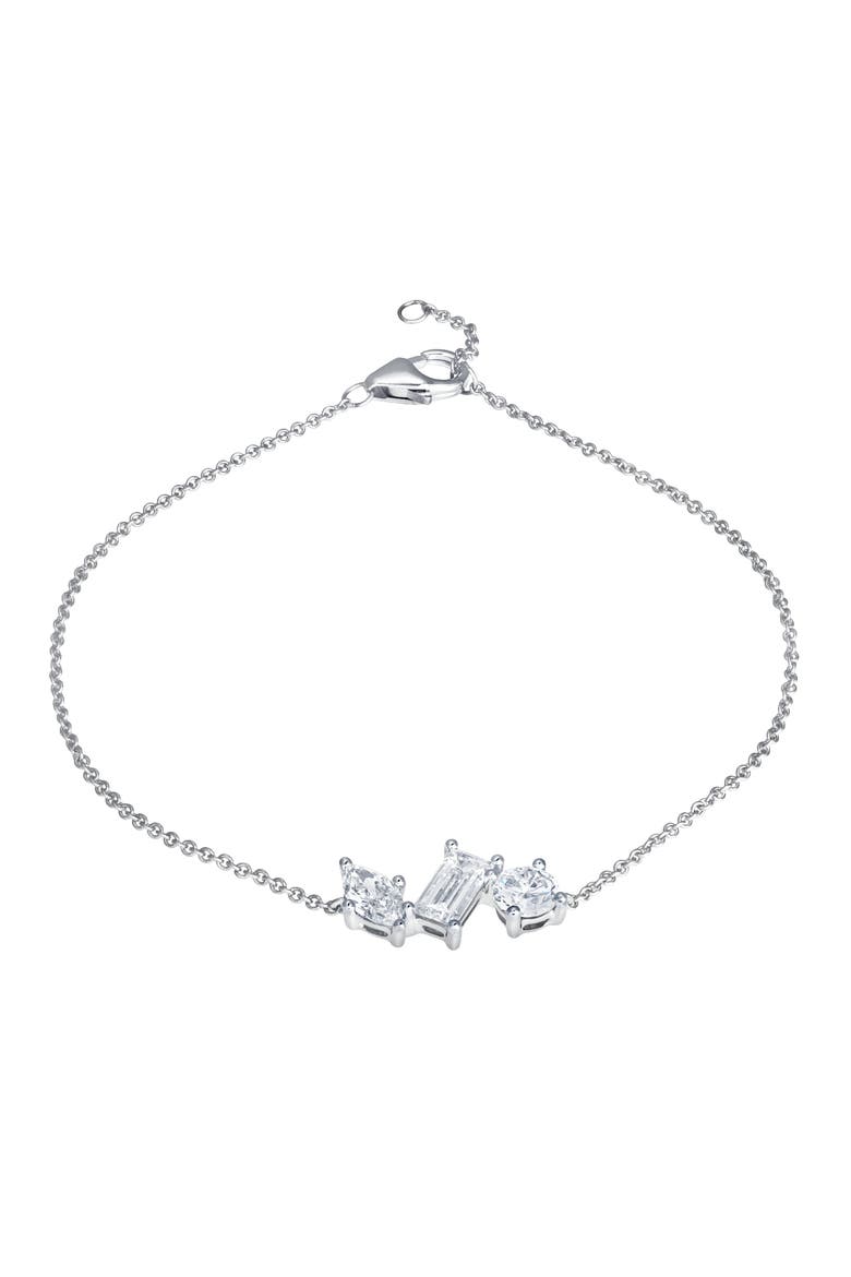 Whisper 14K Gold Lab Grown Diamond Bracelet - 1 Ct, Main, color, 14K White Gold