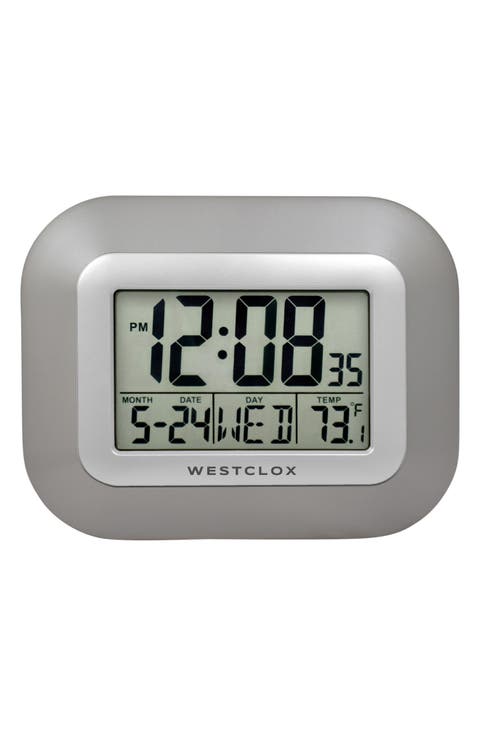 Digital LCD Wall Clock