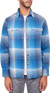 Brooklyn Brigade Slim Plaid Cotton Stretch Shirt Jacket