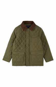 Brooks Brothers Kids' Water Repellent Diamond Quilted Jacket